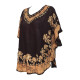 Blouse Caftan Grande Taille Harda BT-410 Choco deux Tons