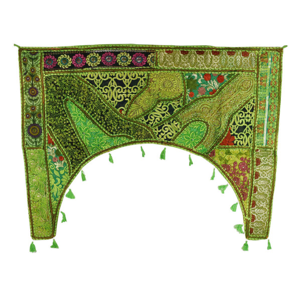 Toran Décoration Porte Rajasthan Vert Anis -04A