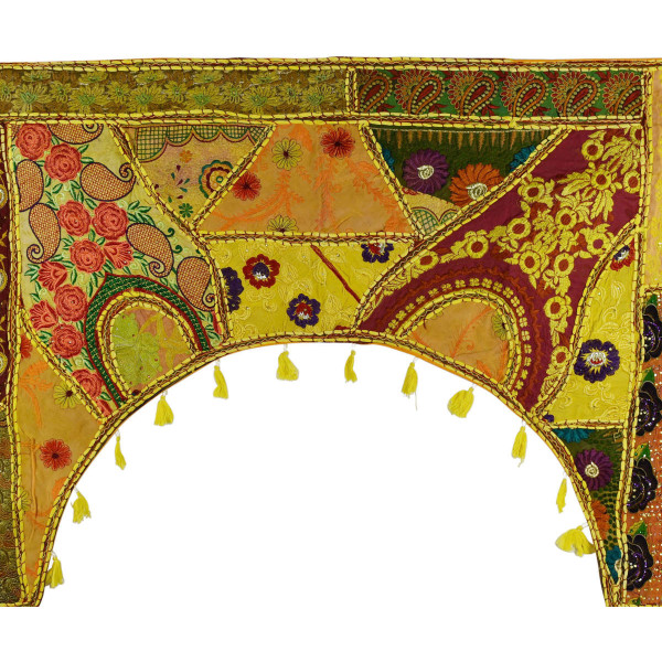 Toran Décoration Porte Rajasthan Jaune -09A