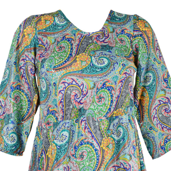 Robe Longue Imapur Paisley - B