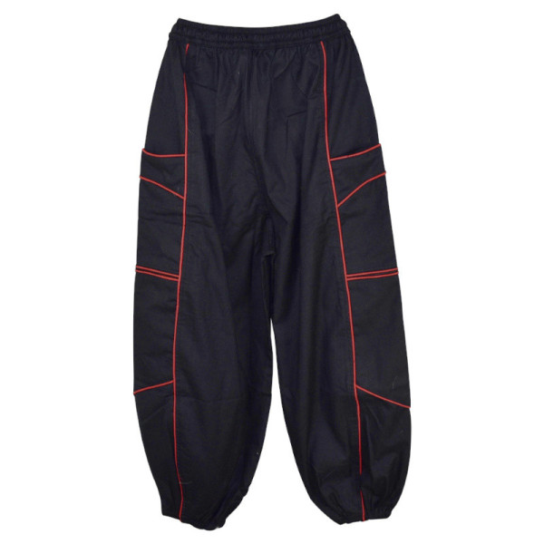 Pantalon Kharwa mixte Noir avec Liseré Rouge