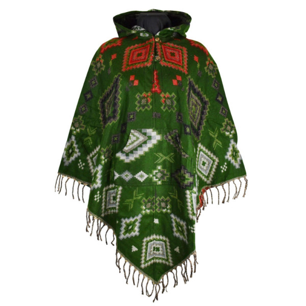 Poncho Femme Pitha Ton Vert