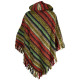 Poncho Coton Peigné Dara Multicolore