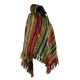 Poncho Coton Peigné Dara Multicolore