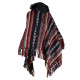 Poncho Coton Peigné Kamod Multicolore