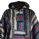 Poncho Homme Bodala Coton Peigné Multicolore