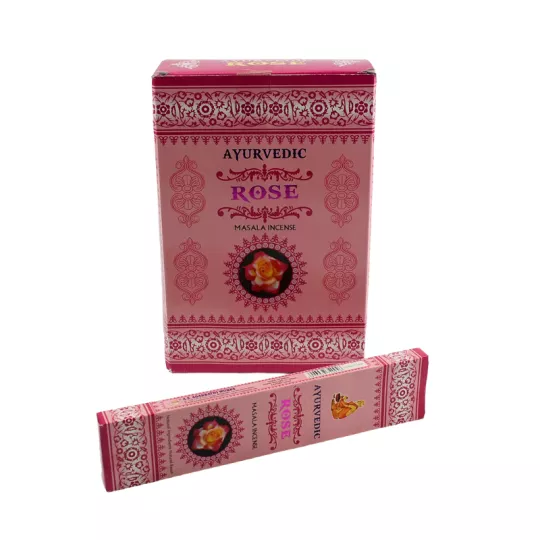 Encens Ayurvedic Rose Boite de 15 g