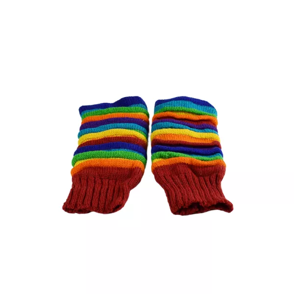 Jambières Laine Tricot Chutia Multicolore