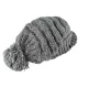 Casquette Dreadlocks Homme Gris