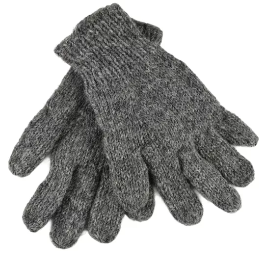 Gants Kolki Laine doublé polaire Gris Foncé