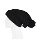 Bonnet Long Balma Noir avec Pompon