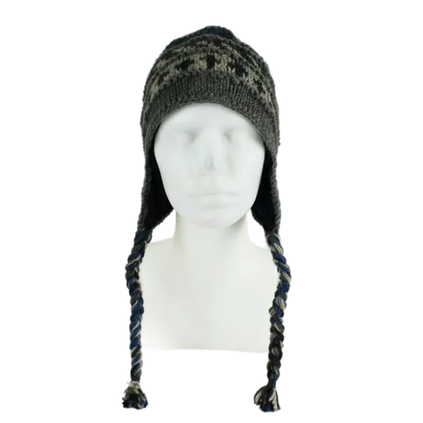 Bonnet Péruvien Pokali Tricot laine