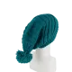 Bonnet Laine Balma Pompon Émeraude