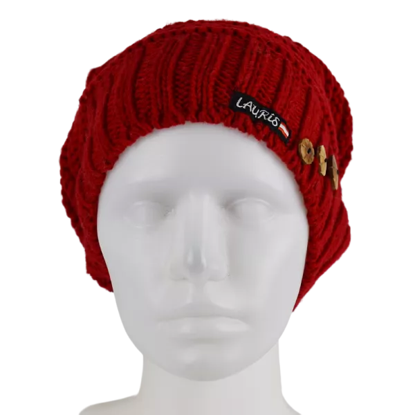 Bonnet Long Nalma Laine Rouge