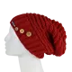 Bonnet Long Nalma Laine Rouge