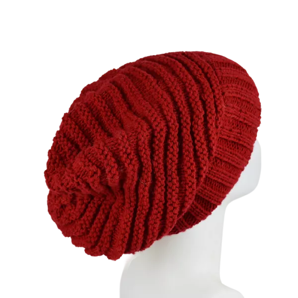 Bonnet Long Nalma Laine Rouge