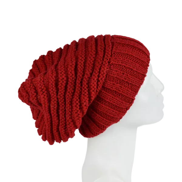 Bonnet Long Nalma Laine Rouge