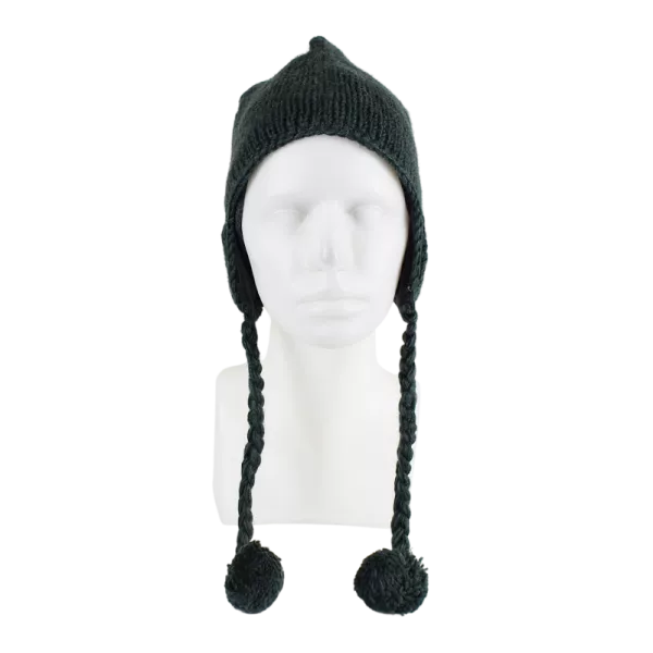 Bonnet Péruvien Pangi Tricot laine Uni