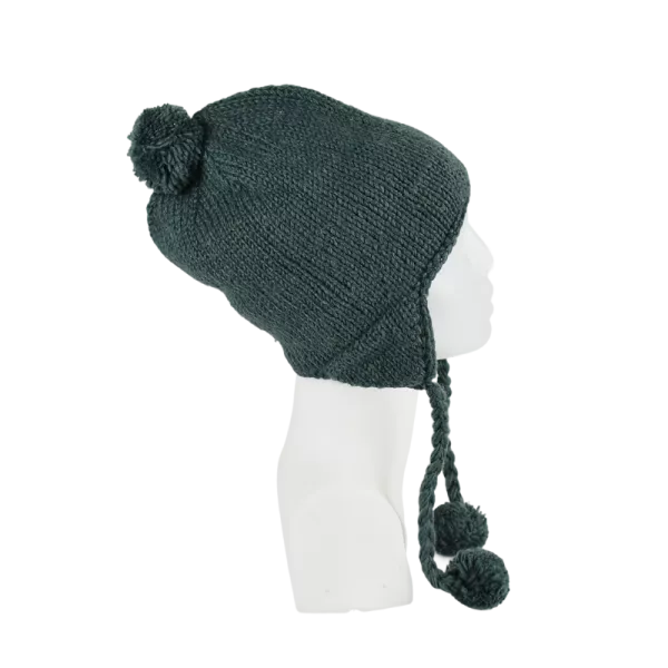 Bonnet Péruvien Pangi Tricot laine Uni