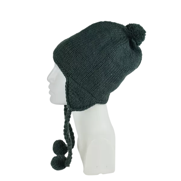 Bonnet Péruvien Pangi Tricot laine Uni