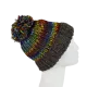 Bonnet Tricot Laine Pompon-D