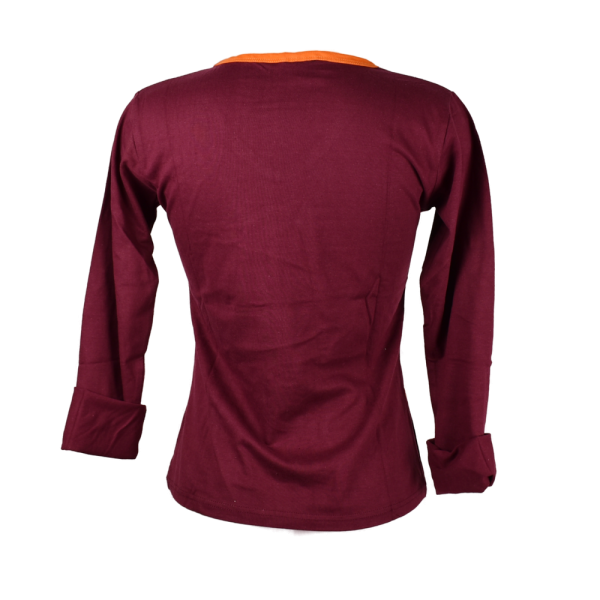 T-Shirt Imprimé Coton Darwha Bordeaux